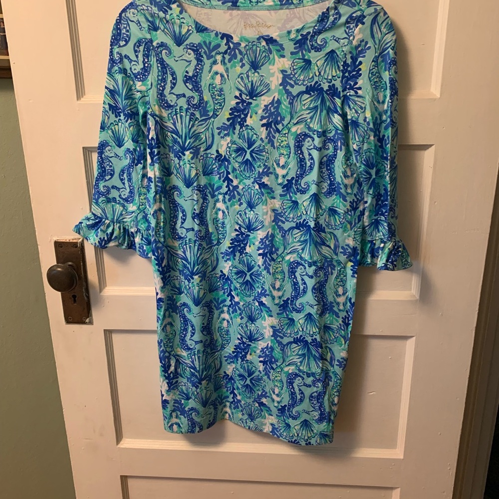 Lilly Pulitzer Blue and Green Floral child’s dress